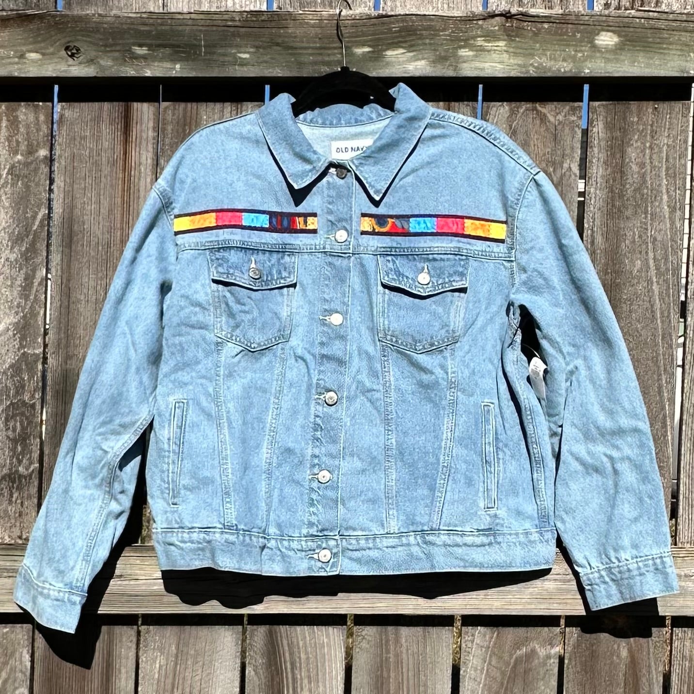 Old Navy Ribbon Jean Jacket by Tabitha Jacobs-Polanco | Creative