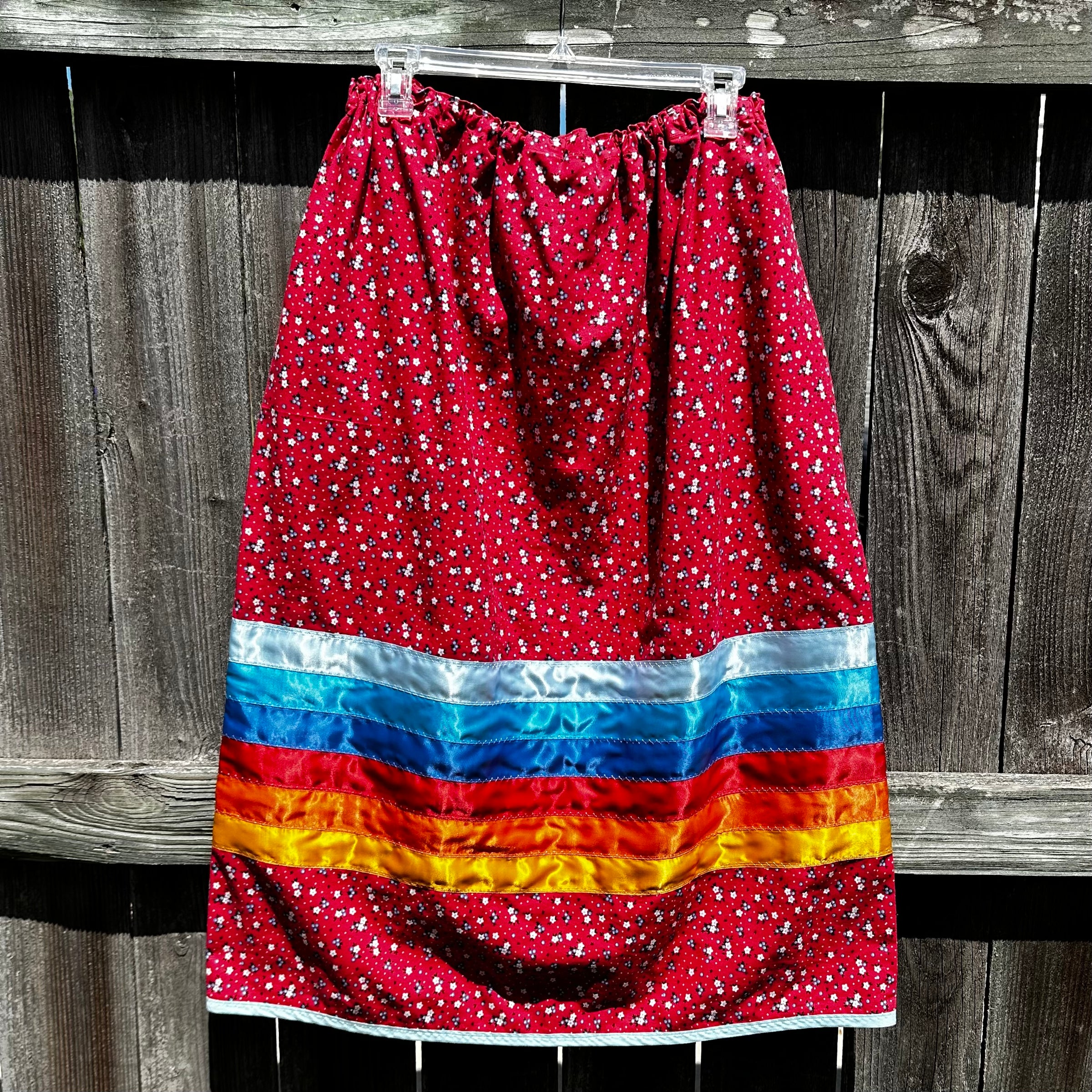 Red Ribbon Skirt by Tabitha Jacobs-Polanco | Creative Natives