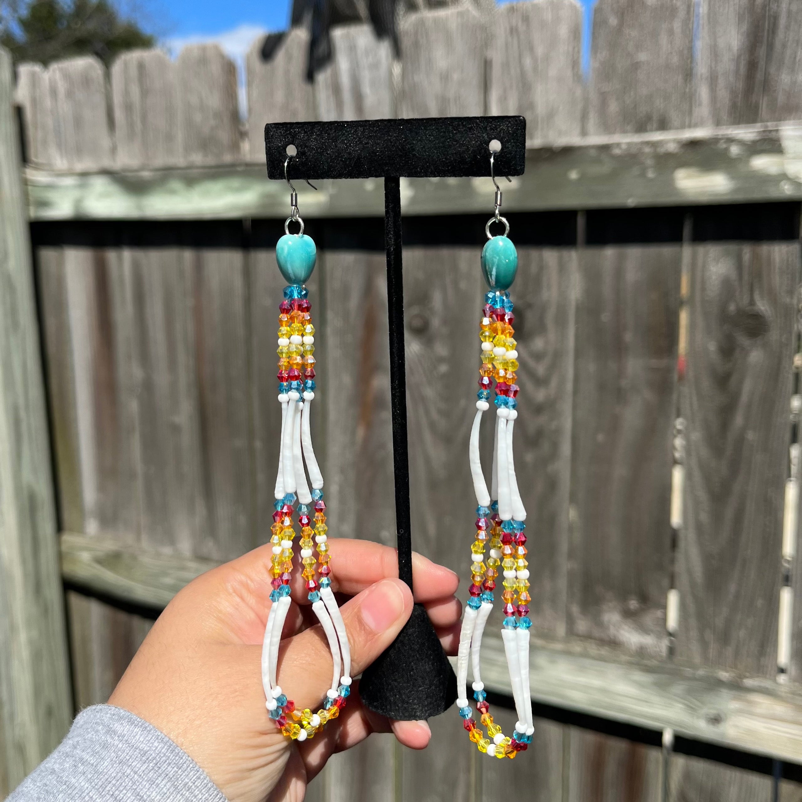 Dentalium shell earrings online