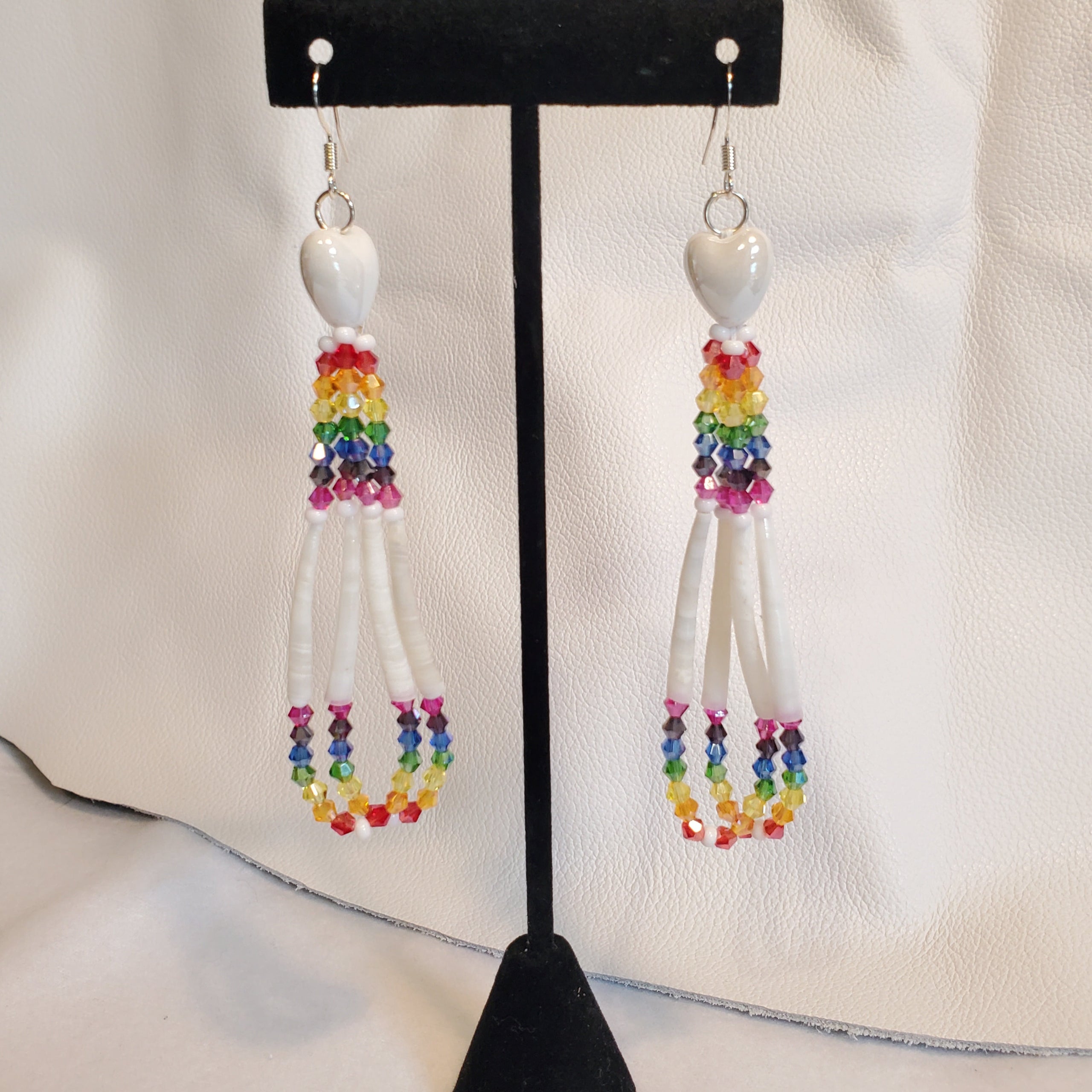 Dentalium earrings shop