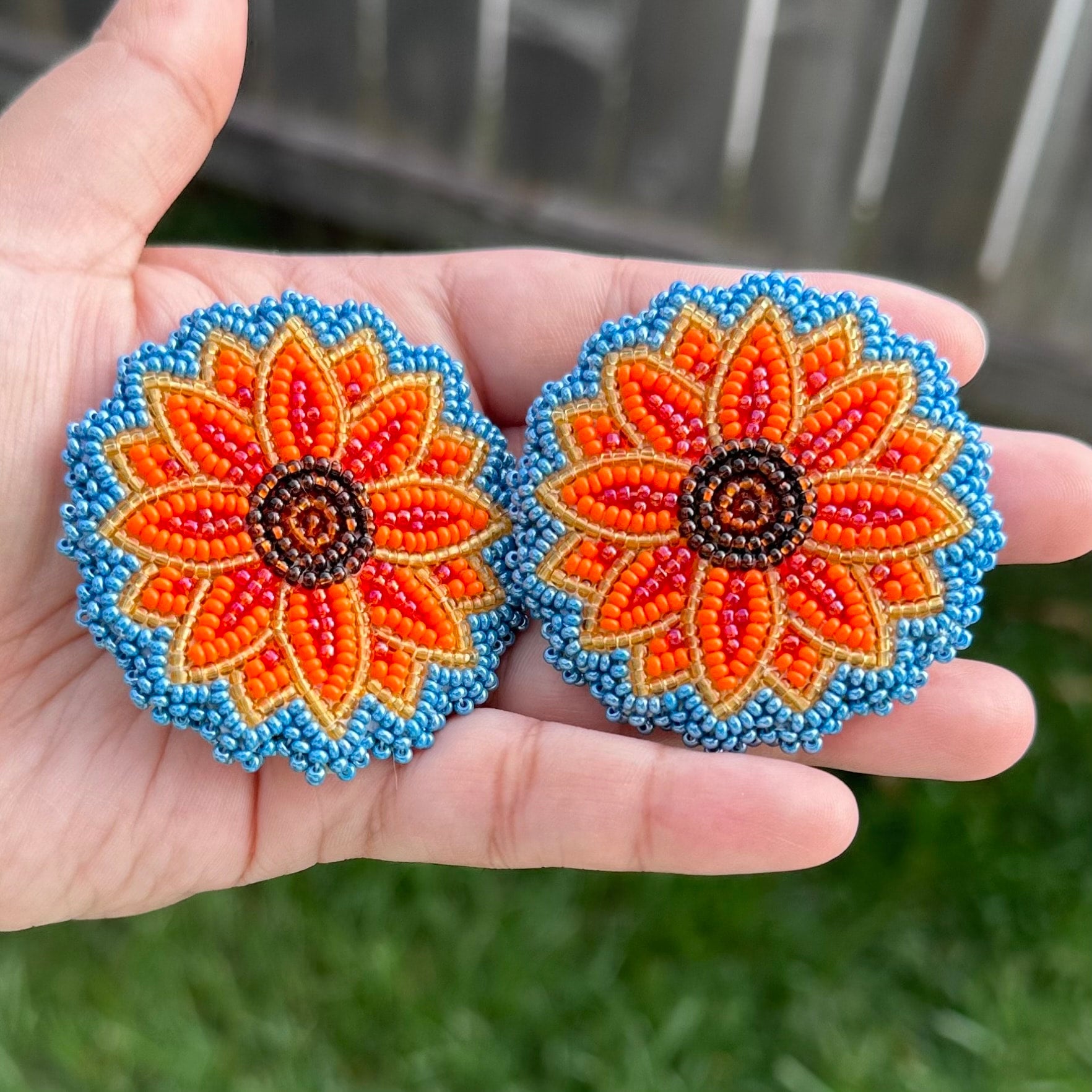 Lumbee beaded earrings shop